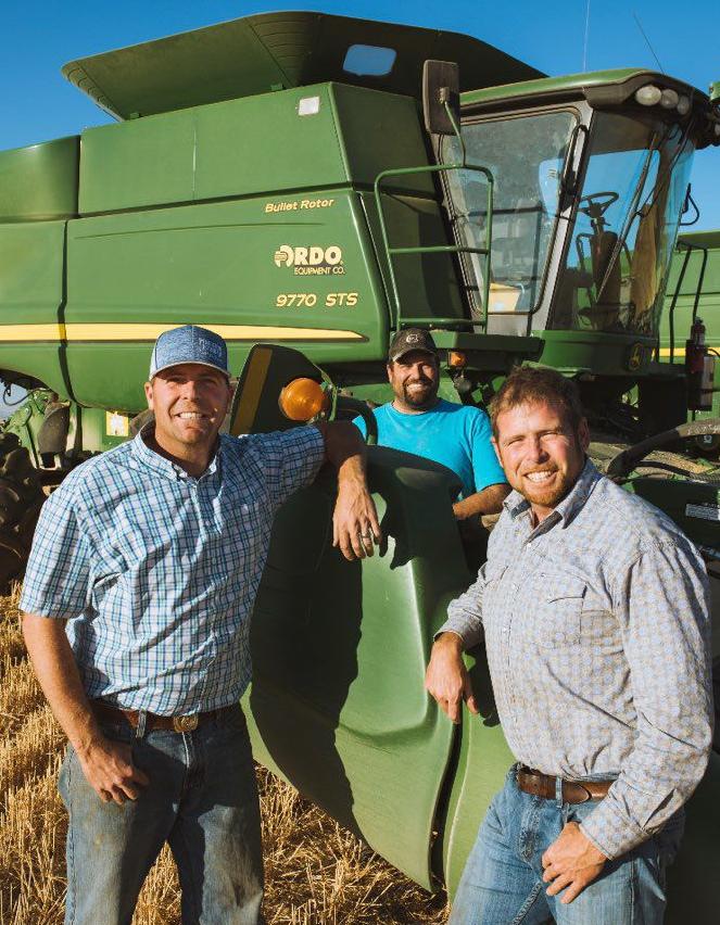 From left to right: Kenzie, Luke, and T.J. Hansell are among the over 100 farmers across the state doubling their efforts to supply Farmers Ending Hunger with enough produce to aid families affected by the COVID-19 outbreak.